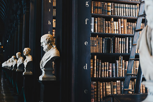 Image of a library hall